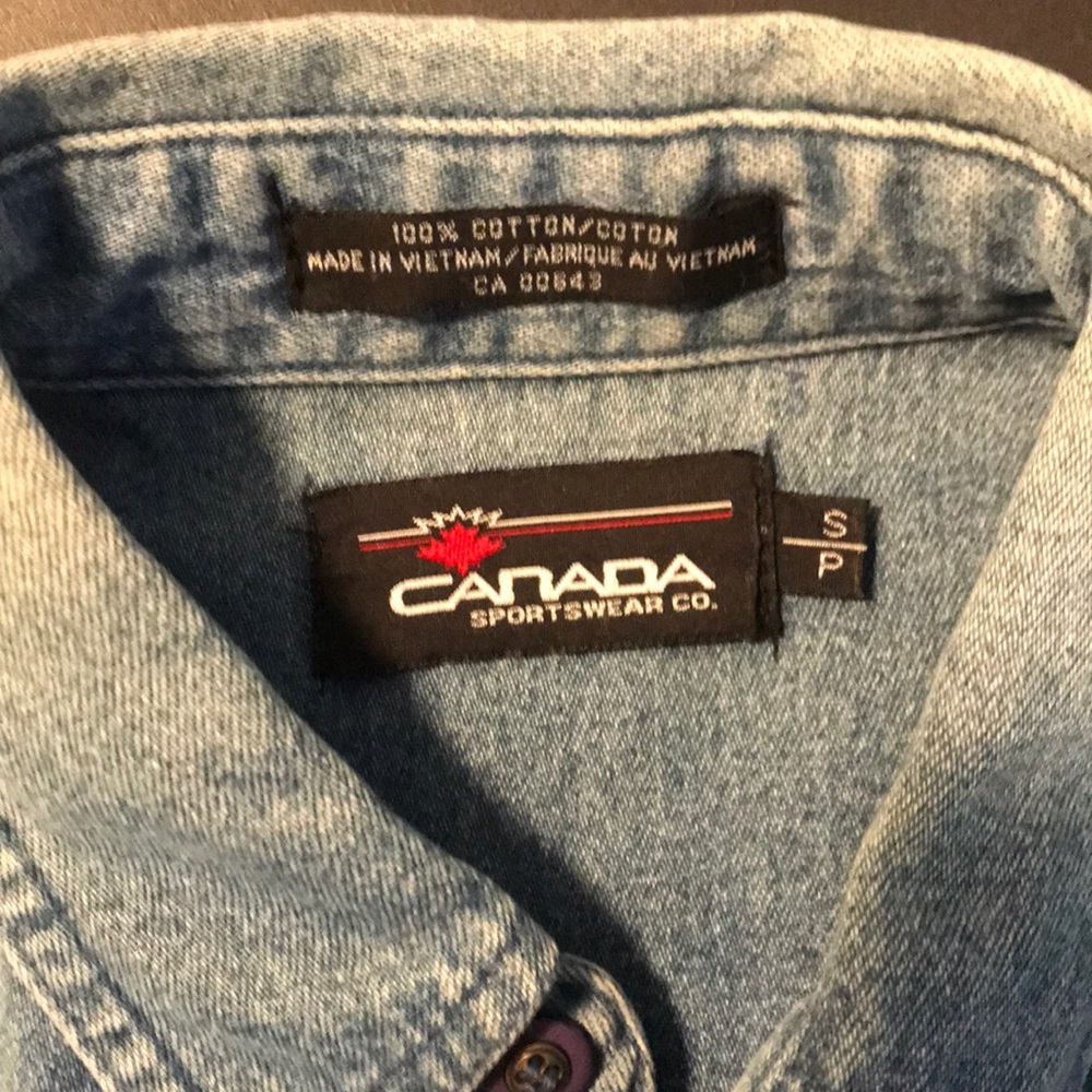 Denim Button Down - Picture 2 of 4